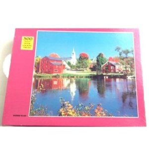 Jigsaw Puzzle Rainbow Works Riverside Village 500 Pieces‎